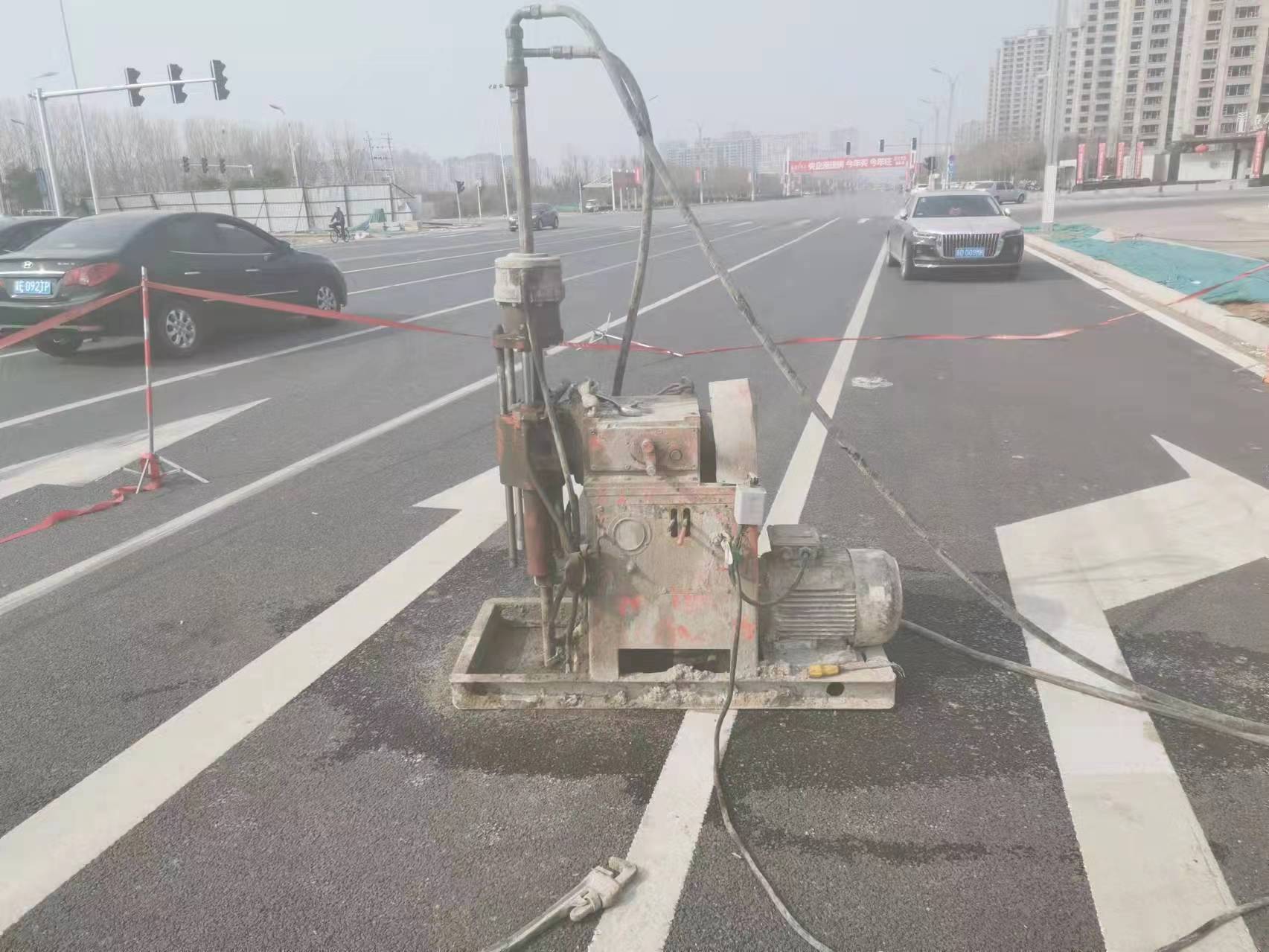 老街街道路基沉降注浆灌浆